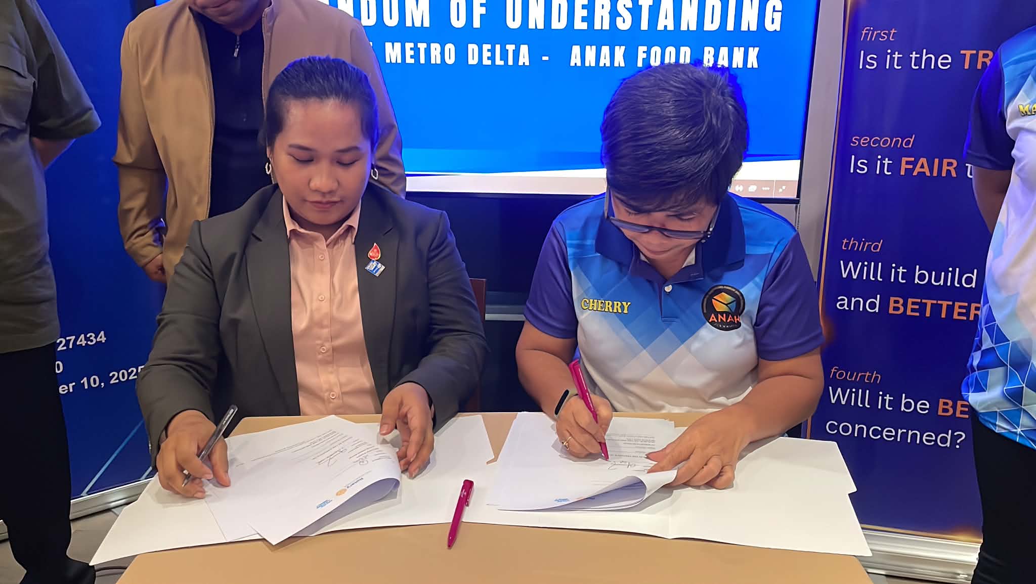 RC Metro Delta and Anak Food Bank Formalize Community Partnership Through MOU