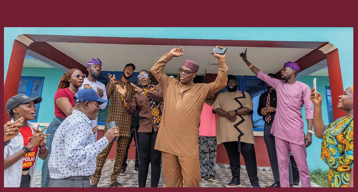 President Yinka answers the call