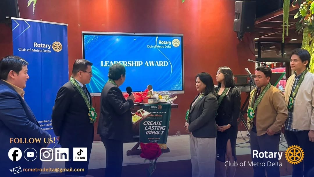 Honoring Leadership and Service: CP Delta Binay Receives Club Leadership Award