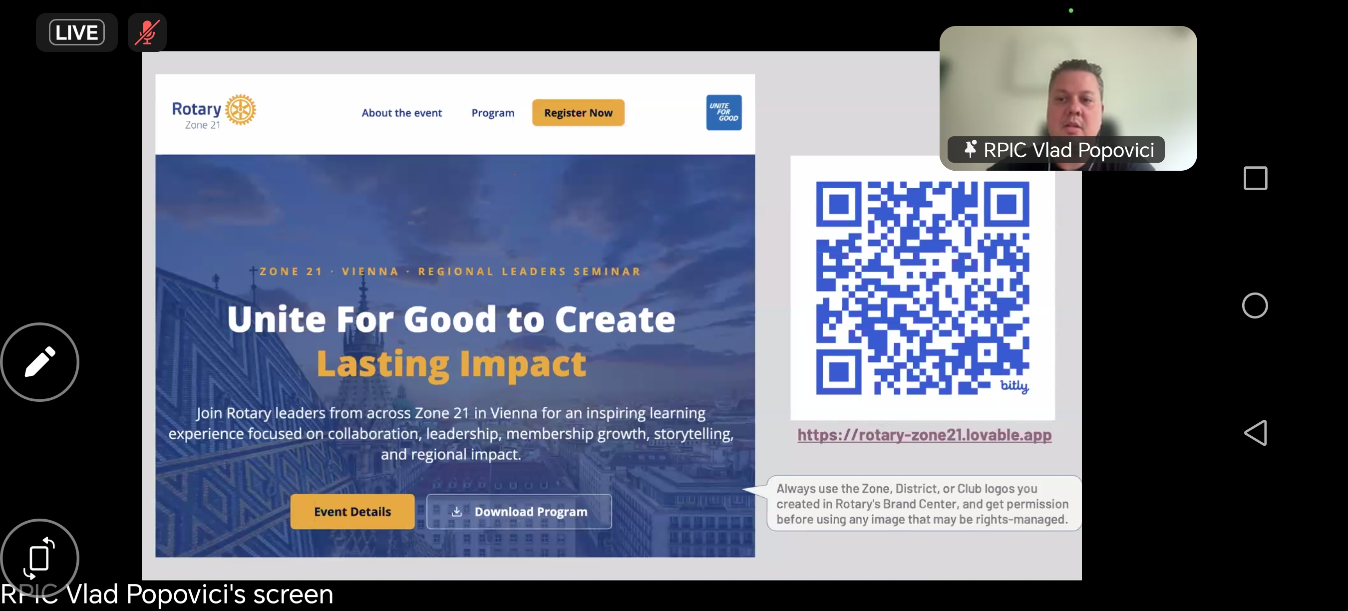 Rotary Public Image Branding Summit: Beyond the Prompt