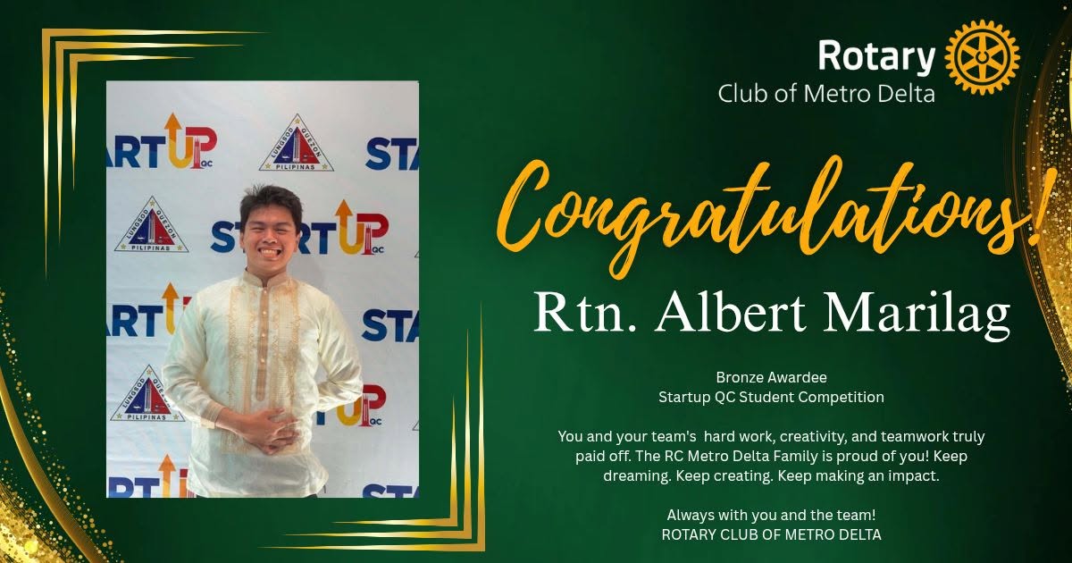 Rtn. Marilag brings home Bronze of Startup QC with Team ANIMO TO!