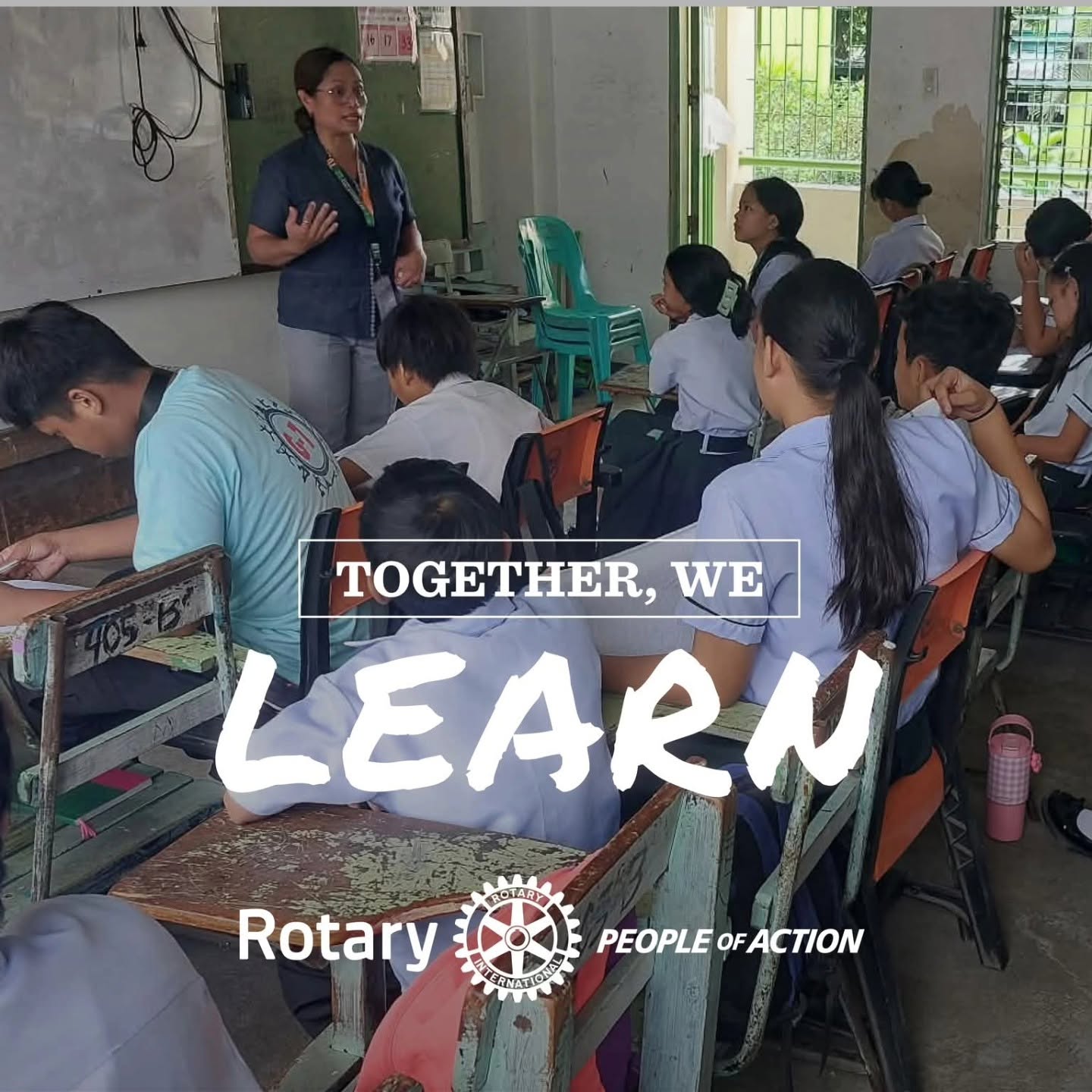 Together We Learn: Rtn. Maricel Malijan Advances Basic Education and Literacy Through Service