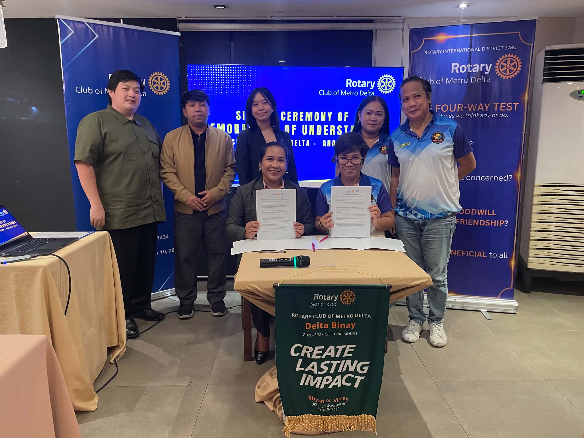 RC Metro Delta and Anak Food Bank Formalize Community Partnership Through MOU